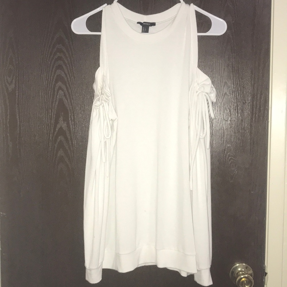 White Off-Shoulder Top